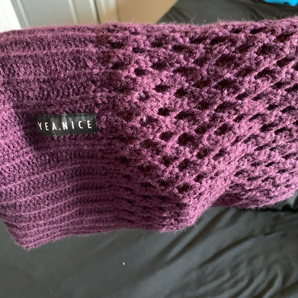 Purple slouch beanie - Picture 3 of 3